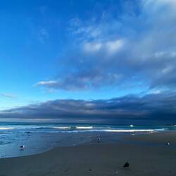 Jeffreys Bay Beach in der Abendstimmung...