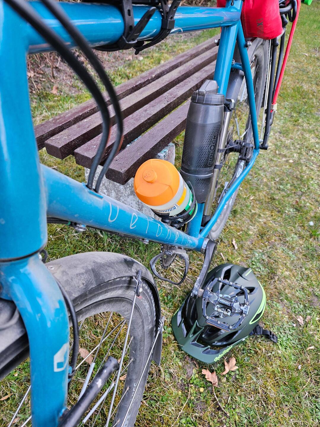 Staubiges Fahrrad