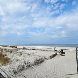 Strandvorbereitung bei Łeba.