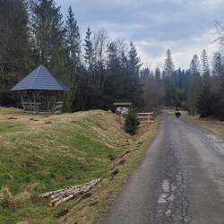 alle paar Kilometer eine Schutzhütte! Undenkbar in Deutschland!