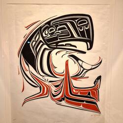 La chasse à la baleine, Ken Mowatt (Gitsan Nation), 1977