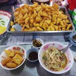 Shan-Nudeln, Morgenmarkt Mae Hong Son