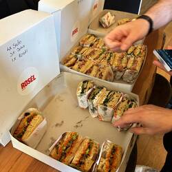 Friday sandwiches at work!