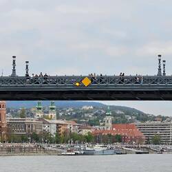 Zuschauer bei Ankunft in Budapest