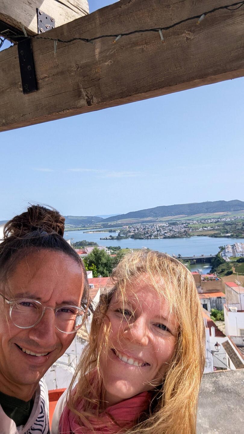 Blick von unserer Dachterrasse