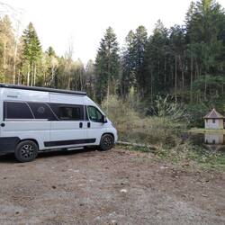 Stellplatz am Teich