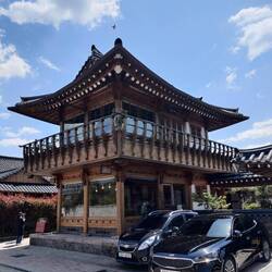 Typical restaurant building