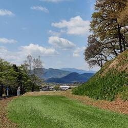 View of the hills whilst wandering around