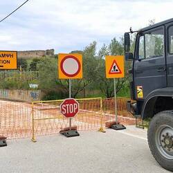 Ende der Strasse in Nea Peramos