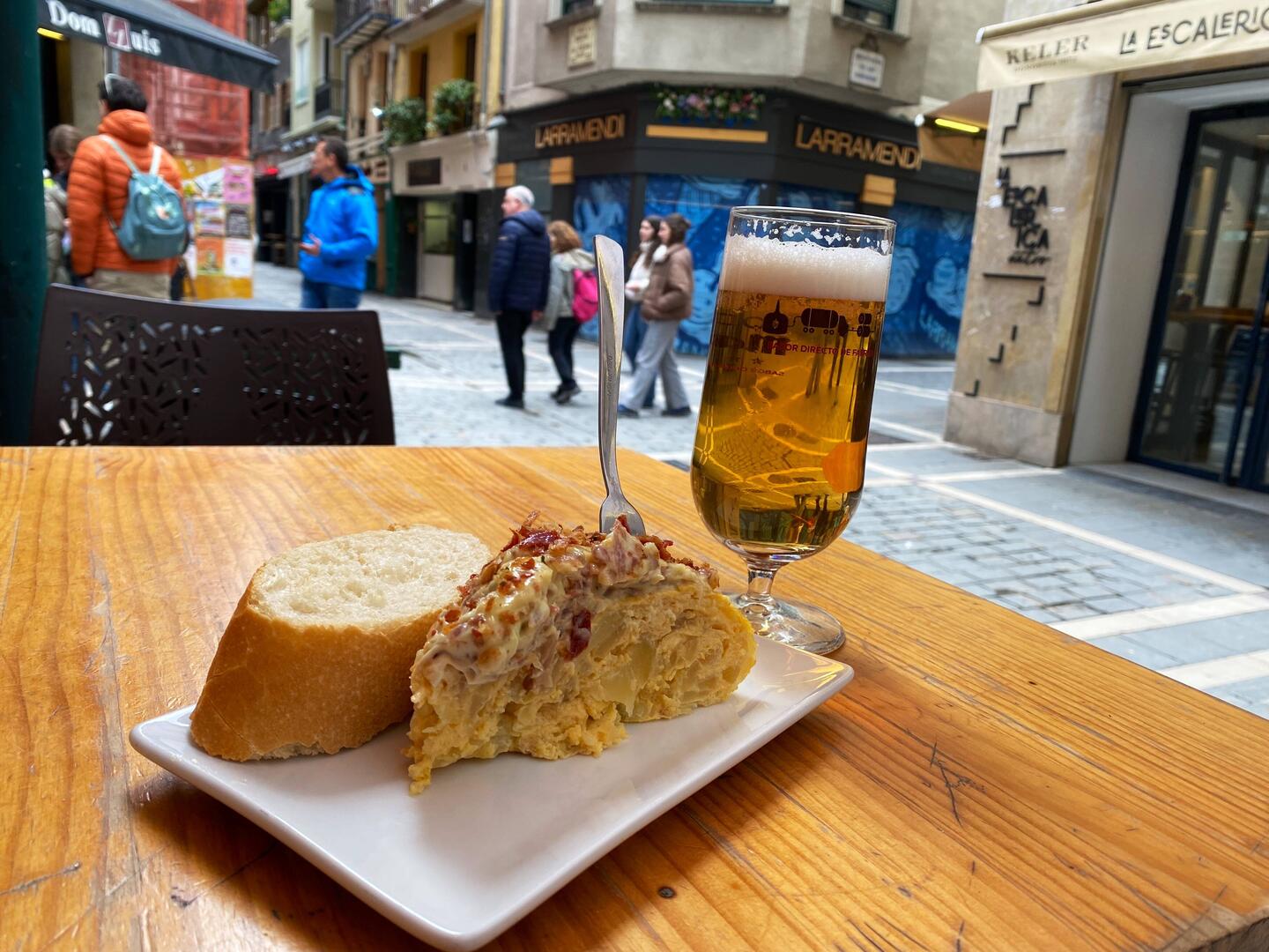 Tortilla und Cervecia