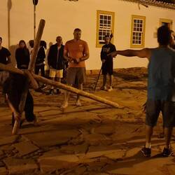 Proben für den Karfreitagsumzug in Tiradentes