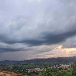 Blick auf Borda da Mata von unserem Übernachtungsplatz