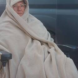 Kalter Abend! Wir sind auf 1000m und der Wind geht.