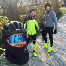 ... aber wir sind anschließend noch 10km gelaufen.