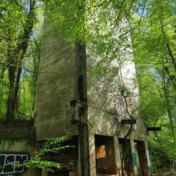 Hier wurden die Steine zerkleinert