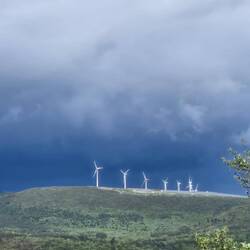 Storm over the windmills