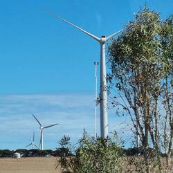 Spider lift for repairs.