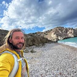 Ankunft am Lakoudi Beach