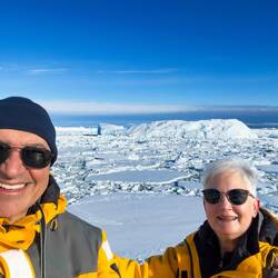 Immortalizing our first encounter with the Weddell Sea pack ice — Queen Maud Land, Antarctica.
