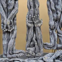 Skulpturen von Catalina Badareau, einem rumänischen Künstler aus Arad