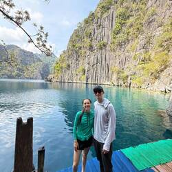 The first lake we visited