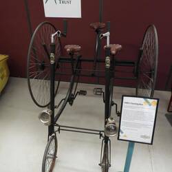 Courting bike - 3rd seat for the chaperone