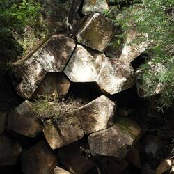 These columns have fallen down