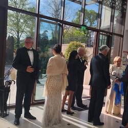 We are just about ready to go to the Palace!