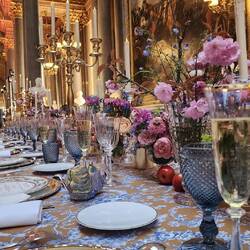 Dinner presented by Potel et Chabot, caterers to the imperial court since Napoleon III, 1856