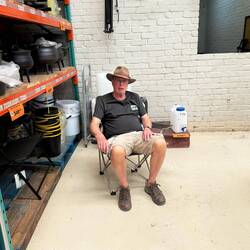 ...das gab's dann noch als Goody: zwei neue Campingstühle...