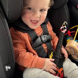 Practicing guitar