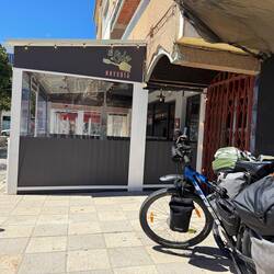 Nach 45 Kilometern das verdiente Mittagessen.