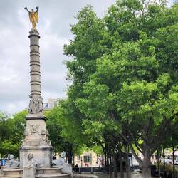 Place du Châtelet, the largest fountain in Napoleon's time