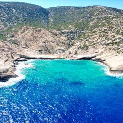 Diese Farben 🫶❤️ die Bucht in der Totalen!