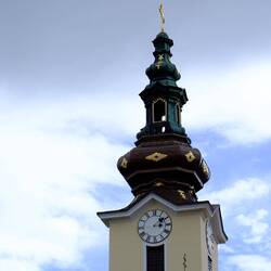 Schöne Kirchturmspitze