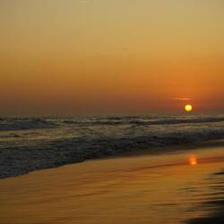 Abendstimmung an der Playa del Sol.