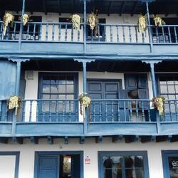 these houses on high street with backs on main drag notice the toilet on the left