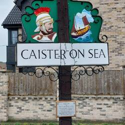 Caister-on-Sea; Village Sign