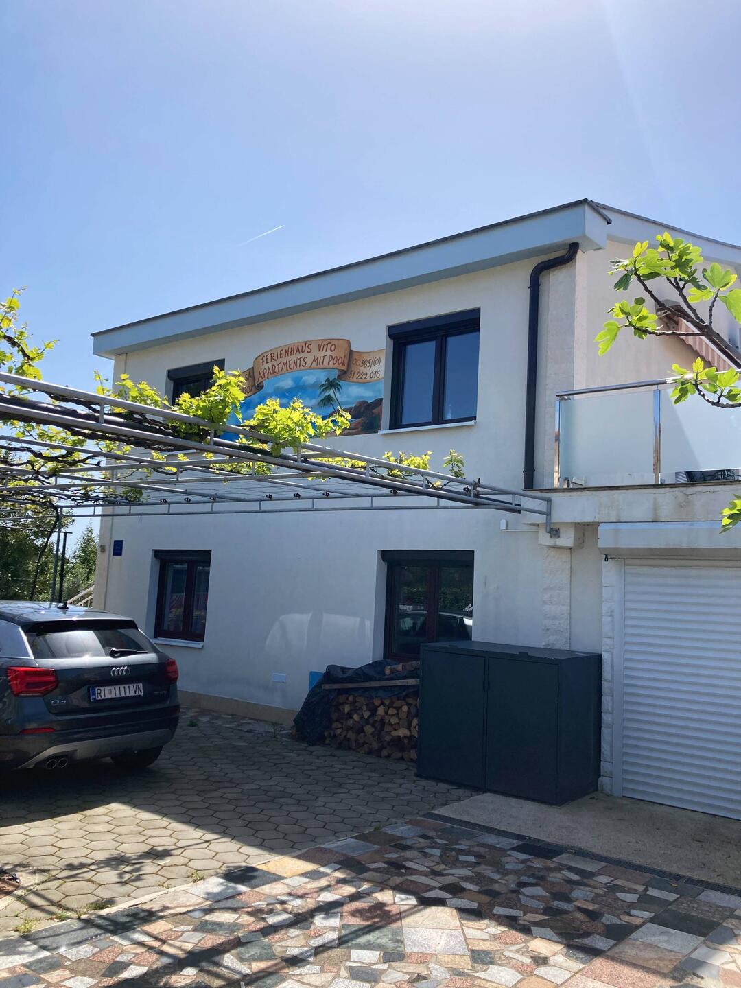 Unsere Unterkunft von vorn