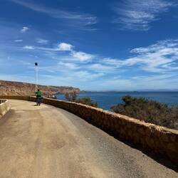 Hier sieht man weit hinten Almeria.