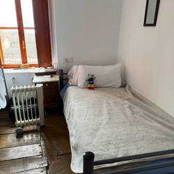 My bedroom, definitely a step up from pilgrim dorms