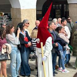 A Penitent for the Virgin Mary Procession