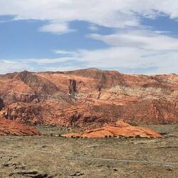 Snow Canyon from above
