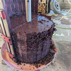 Anschließendes Ergebnis nach dem Pressen