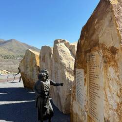 Monument for children who died on the trecks