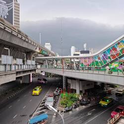 Dräuende Regenwolken am MBK