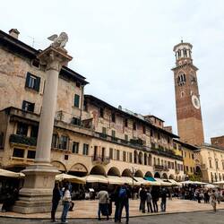 Torre dei Lamberti at Piazza Erbe