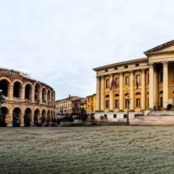 The Arena and Palazzo Barbieri