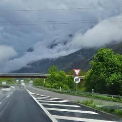 Überall diese dicken Regenwolken