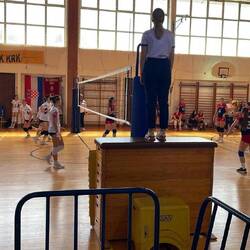 Zusehen beim Volleyballturnier